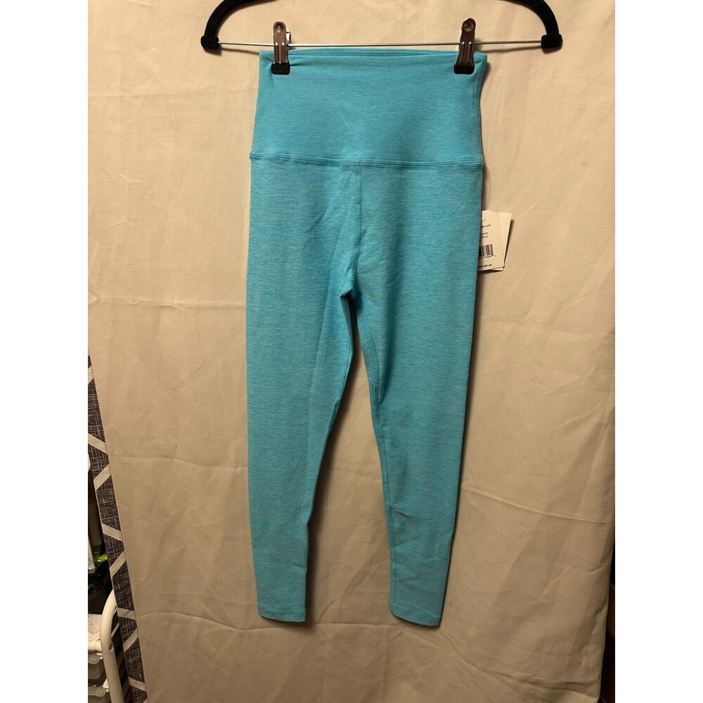 NWT Beyond Yoga Woman High Waisted Midi Leggings In Capri Blue Grotto Size Small